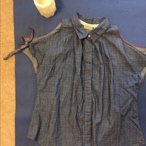 Holding horses cold shoulder blouse